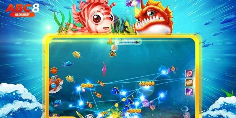 Giao diện bắn cá  giúp người chơi dễ dàng thao tác